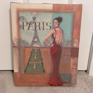Wall Art - Paris & Woman - 11X14”